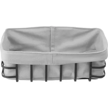 chlebník Košík na pečivo s látkou, HENDI, obdélník, 250x180x(H)85mm