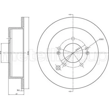 Brzdový kotouč Brzdový kotouč CIFAM 800-592C