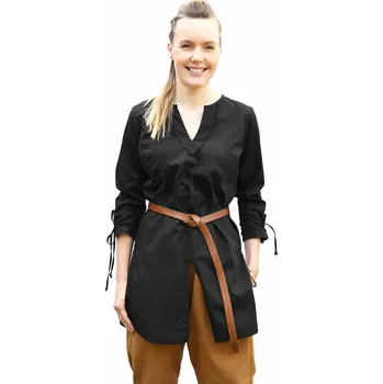 Karnevalový kostým Battle Merchant Dámská tunika Ylva, černá