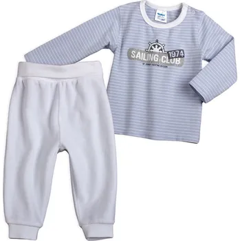 Kojenecká souprava Kojenecký komplet DIRKJE SAILING CLUB bílý Velikost: 68