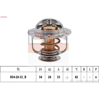 Chladič motoru Termostat, chladivo EPS 1.880.462S