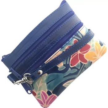 Peněženka Dámská kožená peněženka s poutkem Hawai modrá