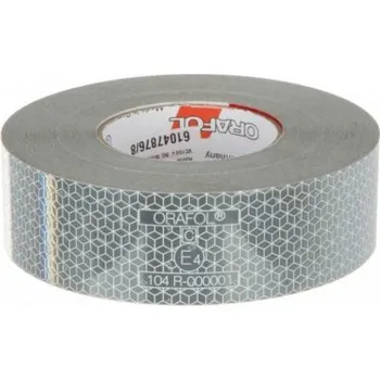 Reflexní Bílá Samolepicí Páska 50 Mm 1mb MZR 55890