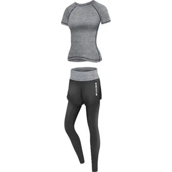 Merco Runner Long 2W fitness set šedá velikost oblečení XL
