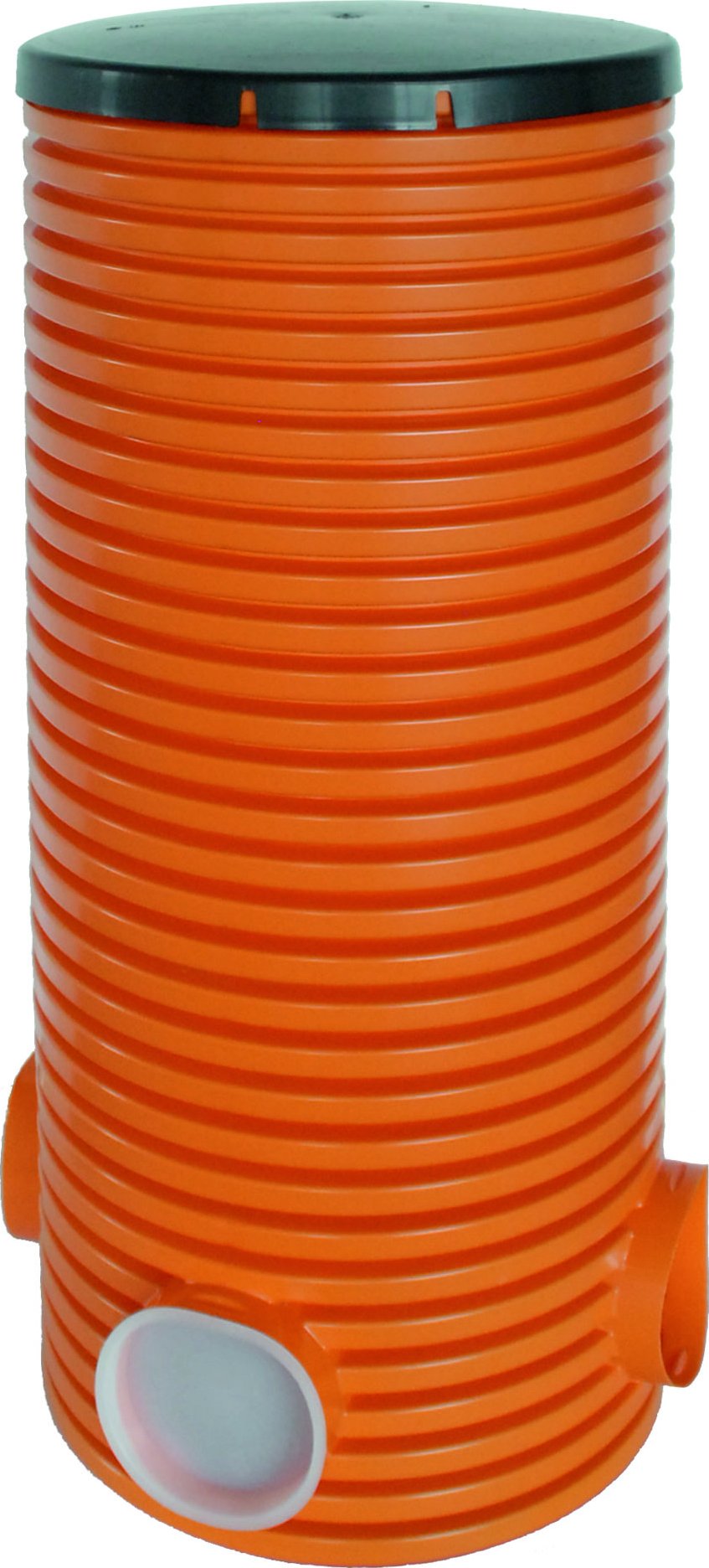 MIDAS Basic control šachta 315 x v80 cm DN100bez lapače písku s jednou záslepkou a poklopem z PP