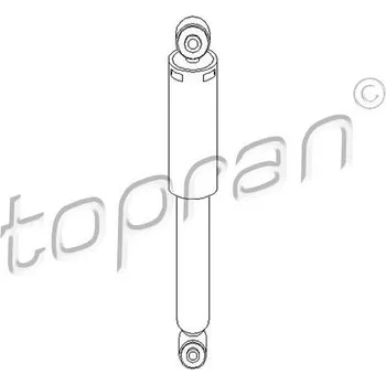 Tlumič pérování TOPRAN 206 551