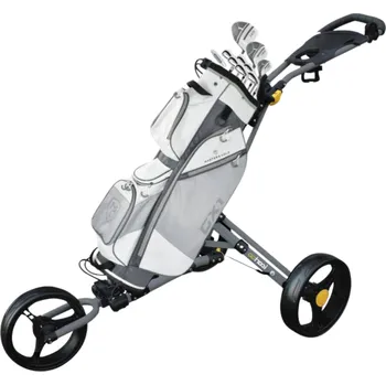 Golfový vozík Dámský kompletní golfový set Masters GX pravý + skladný ruční golfový vozík iCart Go