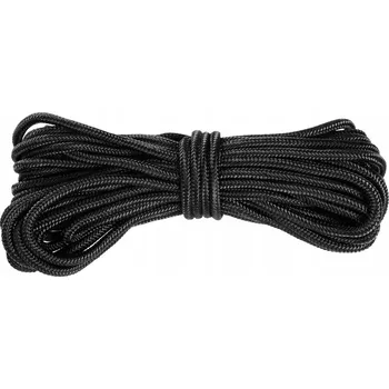 Lany MILTEC Šňůra Commando 5mm černá 15m
