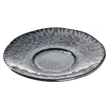 Leonardo MATERA Keramický podšálek 15 cm antracit