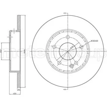 Brzdový kotouč Brzdový kotouč CIFAM 800-313C