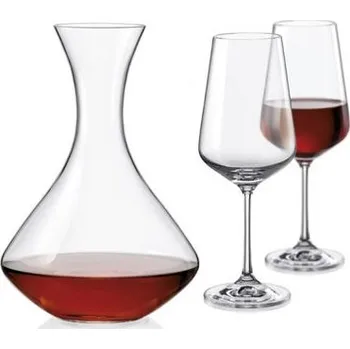 karafa 1,5l + sklen. 450ml-2ks, BOHEMIA SANDRA, DB, sklo