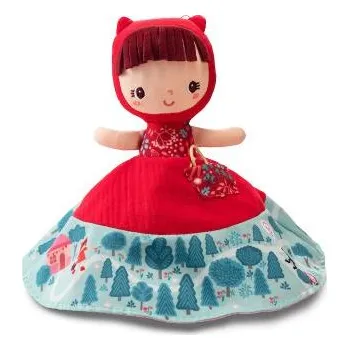 Lilliputiens - oboustranná pohádková panenka - Červená Karkulka