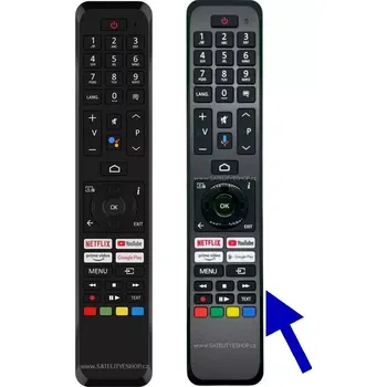 Telefunken 55TLFQA9650 SMART náhradní dálkový ovladač