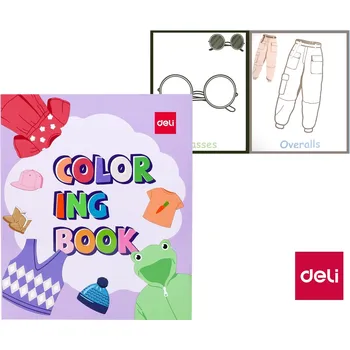 omalovánky Omalovánky Deli Oblečení, 12 listů, EN045