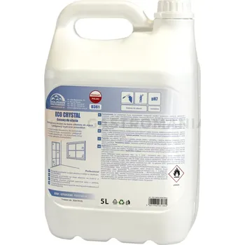 Ekologický čisticí prostředek na bázi alkoholu na čištění a údržbu skla a zasklení 5 l | DOLPHIN, CRYSTAL Eco