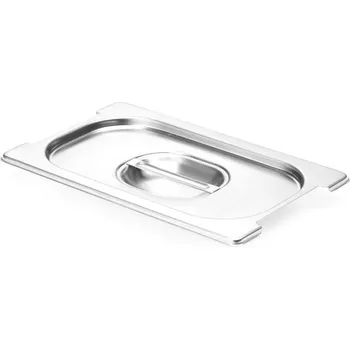 Kuchyňské náčiní Víko pro nádoby GN s ootvorem pro rukojeť, HENDI, GN 1/4, 265x162mm