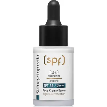 Pleťové sérum Skincyclopedia 10% Niacinamide Acid + Prebiotic krémové sérum SPF 30 30 ml