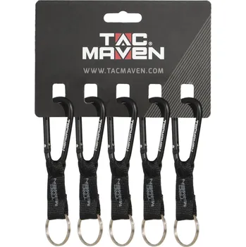 Karabina Tac Maven Carabiner s popruhem 6mm - Black