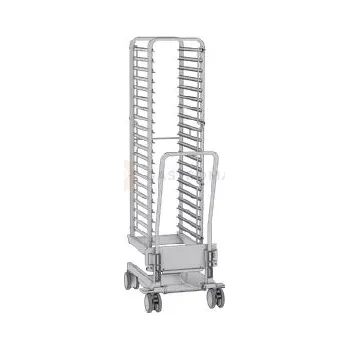 Dílenský regál Mobilní rám, zesílená verze, 20 úrovní | RATIONAL, HeavyDuty