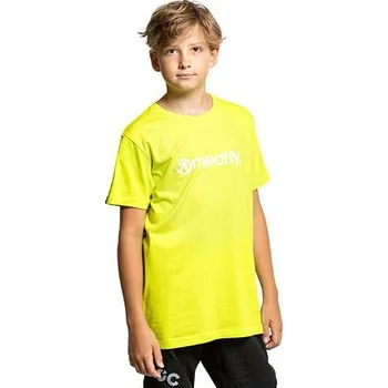 Chlapecké tričko Meatfly dětské tričko Bart Safety Yellow | Žlutá | Velikost 158 | 100% bavlna