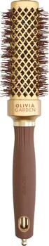 kartáč na vlasy Olivia Garden Expert Blowout Straight 30 mm Gold & Brown