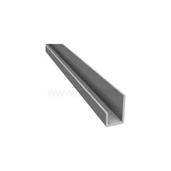 Stavební profil Lemovací U profil 1-dílný KERRAFRONT WD FS-251 - 23 stříbrně šedá (Silver Grey) /3 m