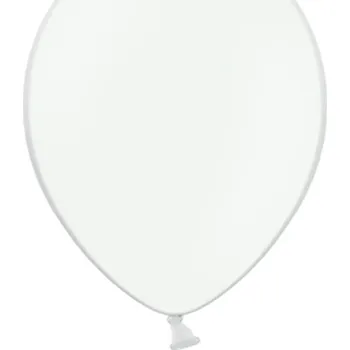 PartyDeco Nafukovací balónek - pastelově bílý - 100ks