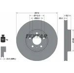 Brzdový kotouč TEXTAR 92282905