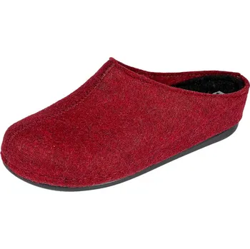Dámská obuv Buxa Dámské plstěné pantofle na klínku BZ250 - Bordó Velikost: 35