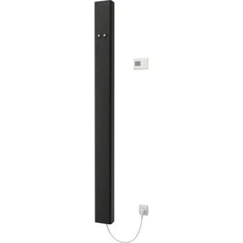 Radiátor ISAN Melody Pillar designový elektrický radiátor 1800 × 150 mm, 900 W, chromové háčky