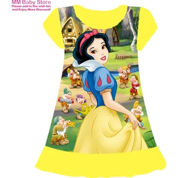 Dívčí šaty Dívčí pyžama šaty s princeznami Disney Barva: Béžová, Velikost: 2-3T