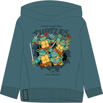 Chlapecká mikina Želvy Ninja - licence Chlapecká mikina - Želvy Ninja 5218065, tmavě zelená Barva: Zelená, Velikost: 140