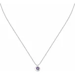 Morellato Půvabný stříbrný náhrdelník s ametystem Semipreziose SAXN07 + 2 měsíce na vrácení zboží