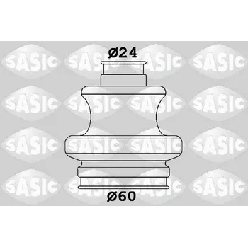 Manžeta ke kolu Sada měchů, hnací hřídel SASIC 1906138