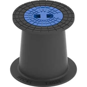 poklop Poklop šoupátkový KOMPAKTUS, W, víko modré, můstek, HECKL