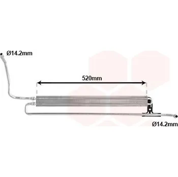 Motor automobilu Chladič oleje, řízení VAN WEZEL 06013724