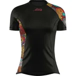 Dámské funkční triko krátký rukáv MANDALA černá Bamboo Ultra