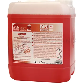 Čistič podlahy Silný čisticí prostředek pro důkladné čištění povrchů v sanitárních zařízeních 10 l | DOLPHIN, SANI Power