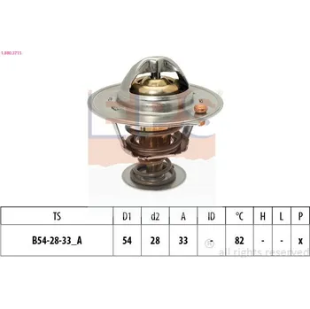 Chladič motoru Termostat, chladivo EPS 1.880.371S