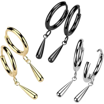 Náušnice Titanové náušnice visací SETRH04