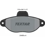 Sada brzdových destiček, kotoučová brzda TEXTAR 2143602