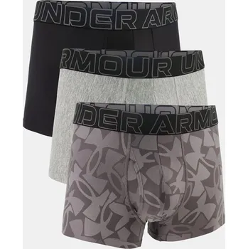 Pánské spodní prádlo Under Armour Pánské boxerky M UA Perf Tech Nov 3in - 3pk - Pánské Under Armour šedá 2946023