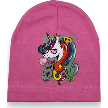 Čepice Dívčí čepice ANETA Barva: Růžová