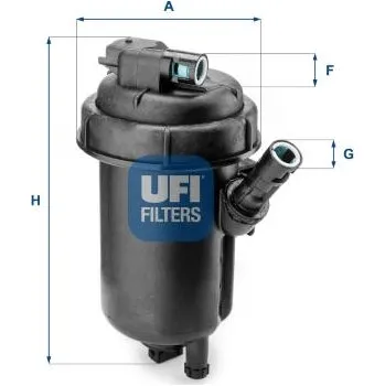 Autodíl palivovy filtr UFI 55.152.00