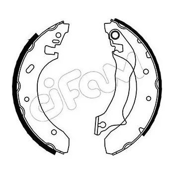 Brzdová čelist Sada brzdových čelistí CIFAM 153-125