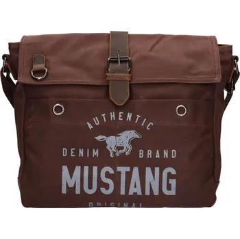Pánská aktovka Pánská taška přes rameno Mustang Iggo - hnědá