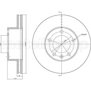 Brzdový kotouč Brzdový kotouč CIFAM 800-532C