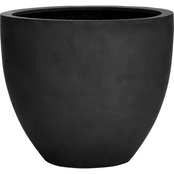 Květináč Jesslyn Black S - Ø 50 cm / V 44 cm