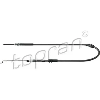 Lanko parkovací brzdy Tazne lanko, parkovaci brzda TOPRAN 115 976