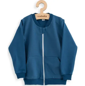 Dětská tepláková mikina New Baby Kindergarten jeans Modrá 104/110